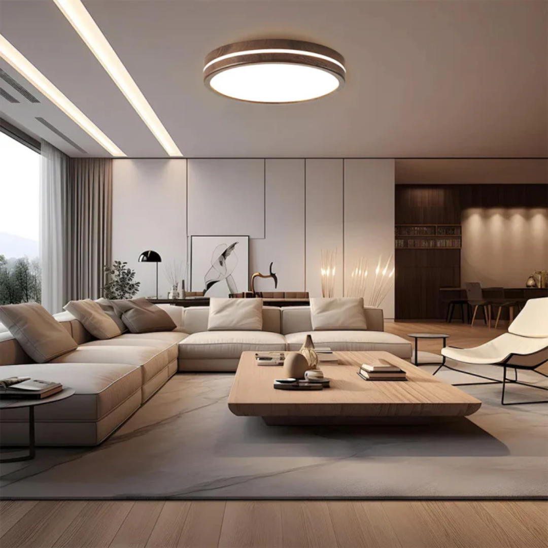 Maliben | Stylish Wooden Led Ceiling Lamp
