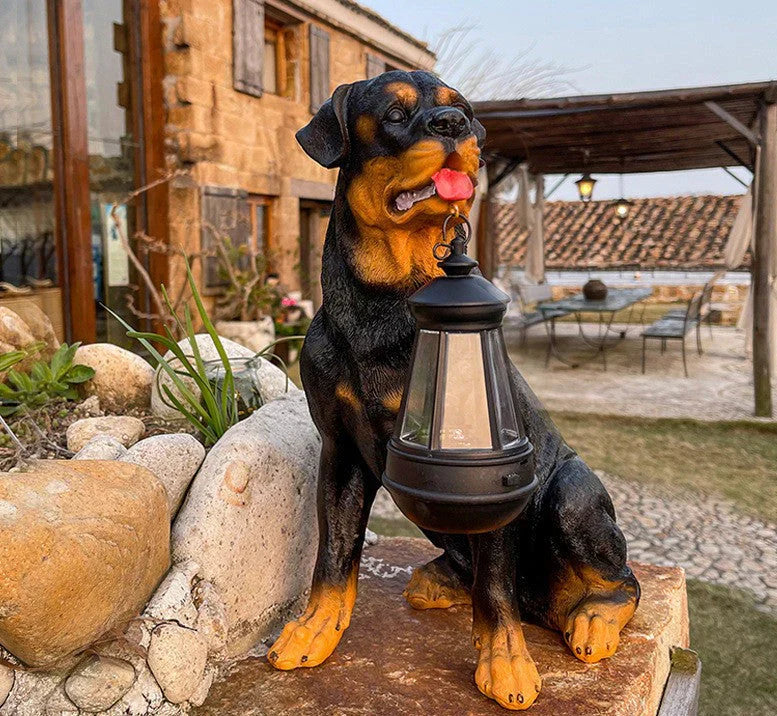 Maliben | Solar-Led Dog Figure For The Garden