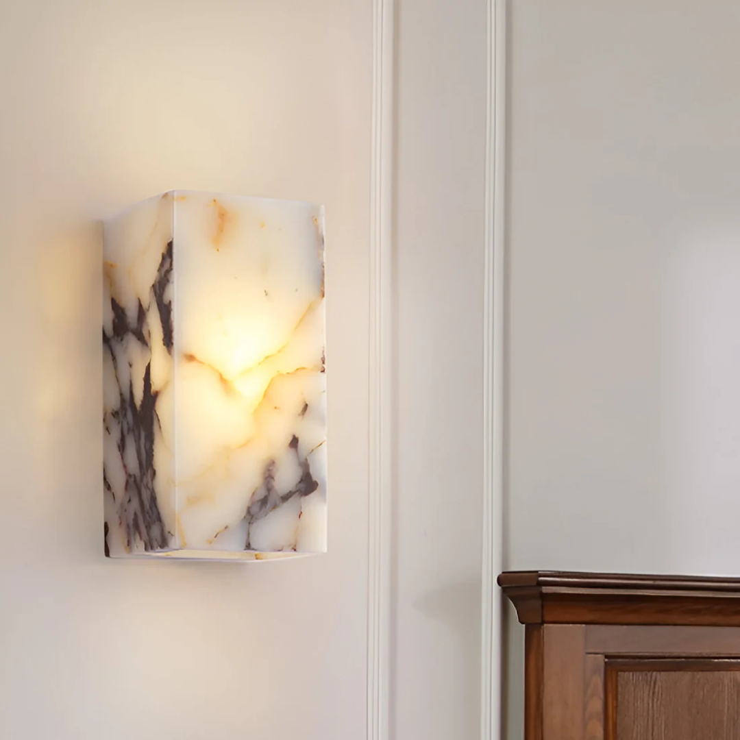 Maliben | Luxury Marble Natural Stone Wall Lamp