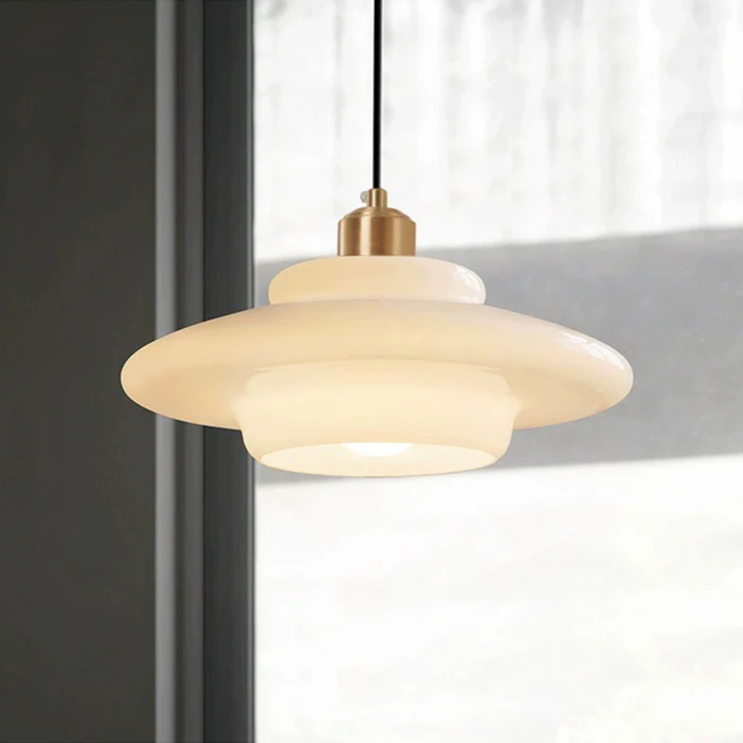 Maliben | White Glass Design Pendant Lamp