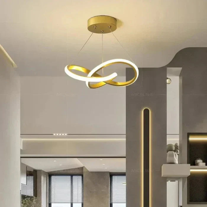 Maliben | Modern Led Ceiling Lamp - Waveglow