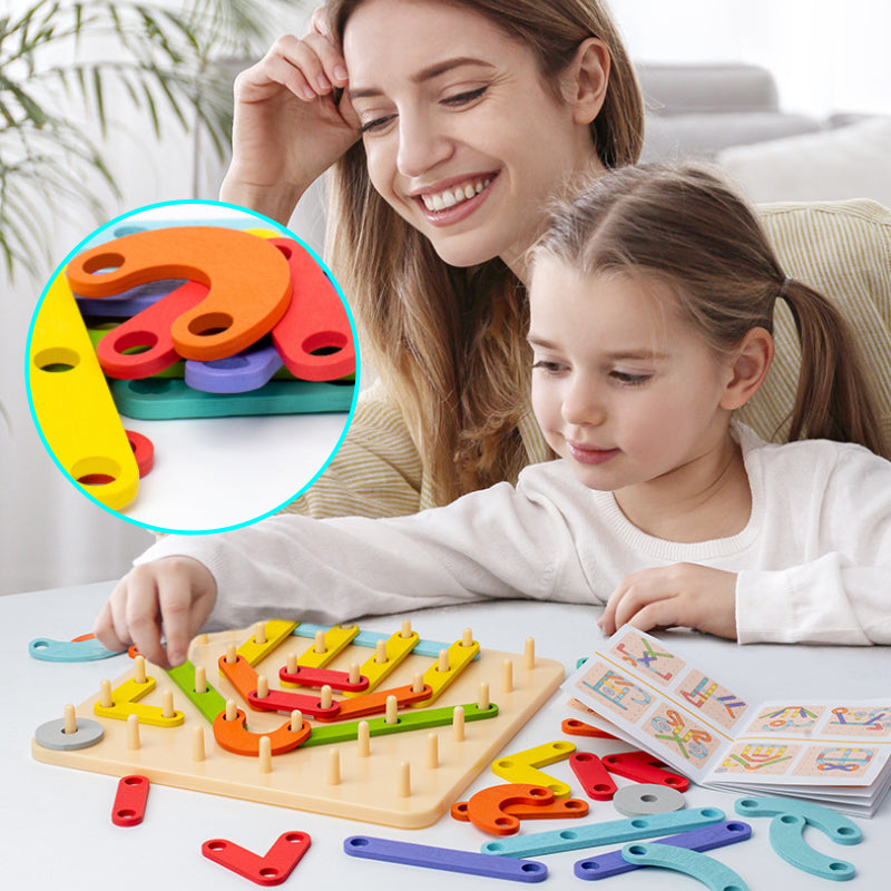 Maliben | Montessori Pegboard Puzzle