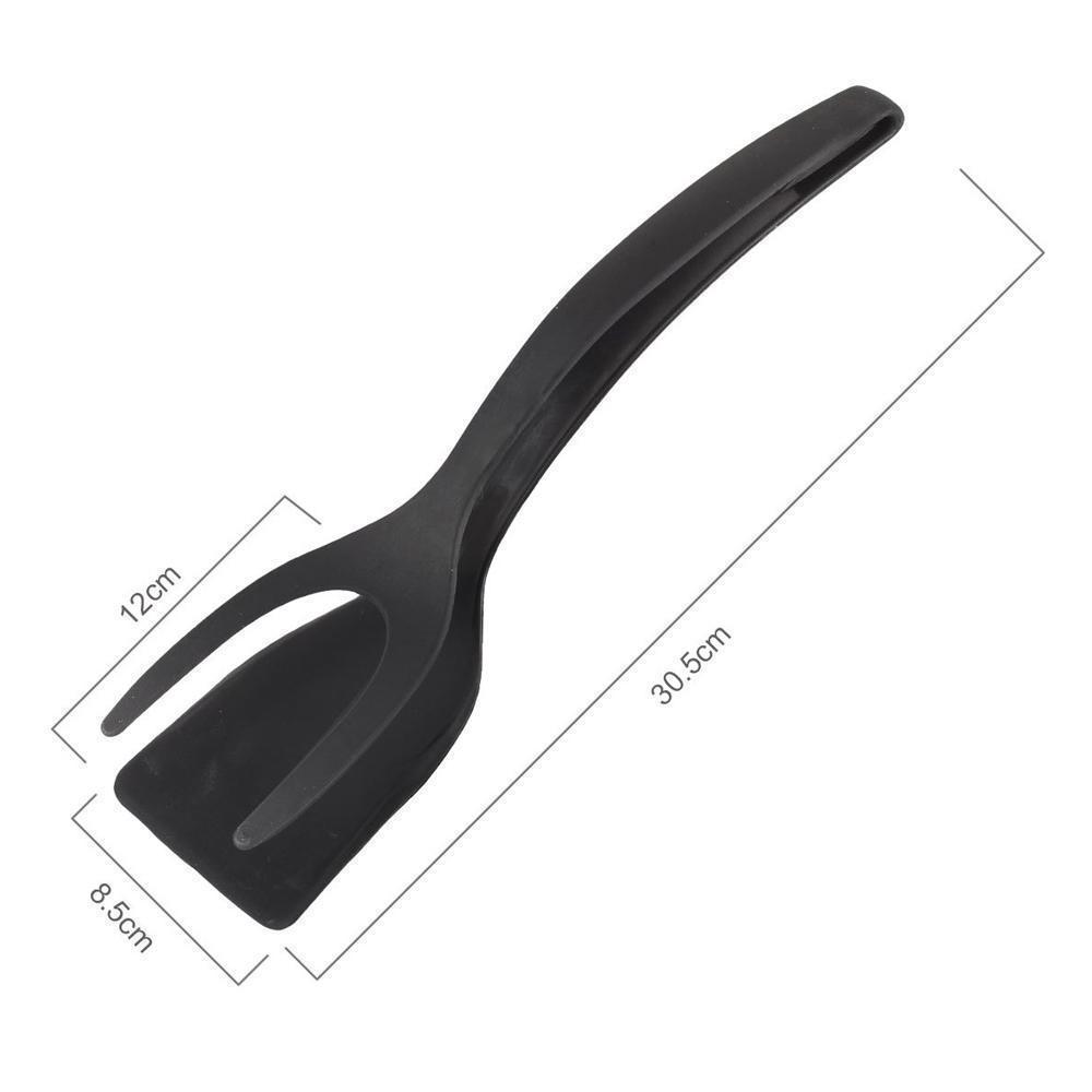 Maliben | 2-In-1 Tongs HAndle and Elasticity Spatula
