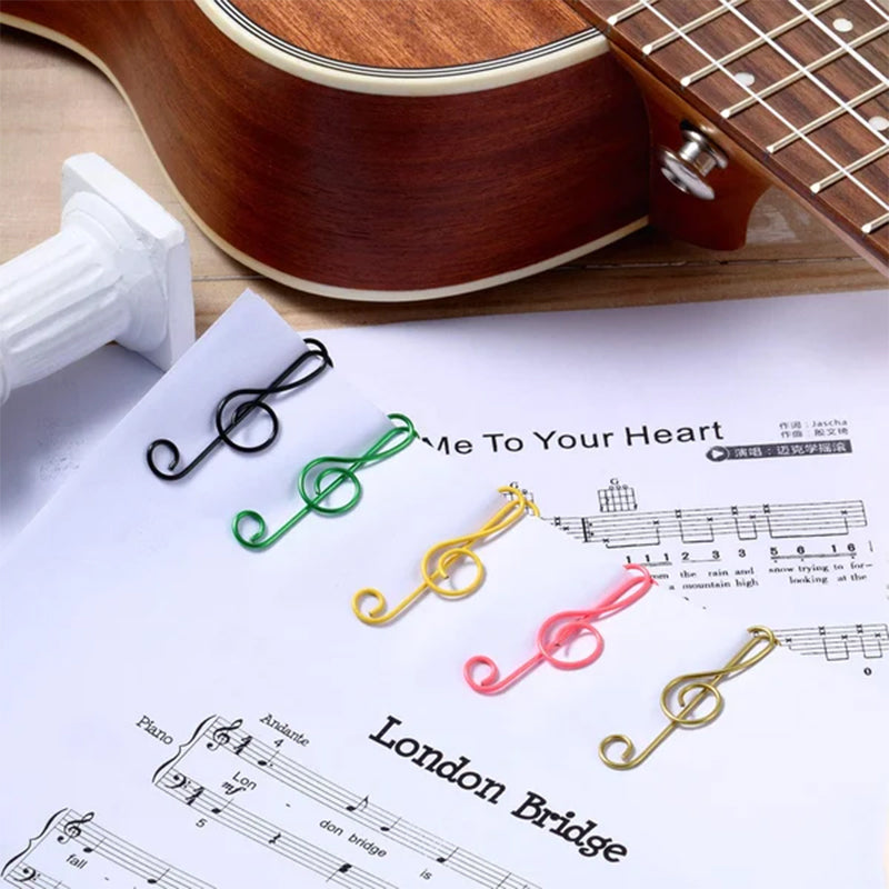 Maliben | Music Multicolored Paperclips Made Of Metal