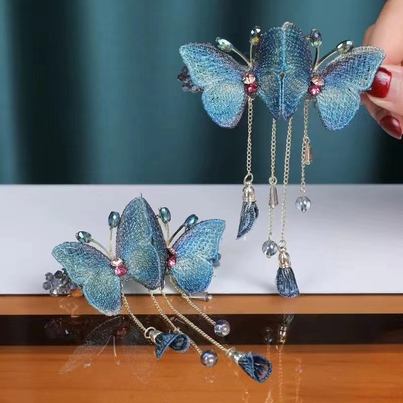 Maliben | Dreamy Butterfly Hair Clip With Fringes