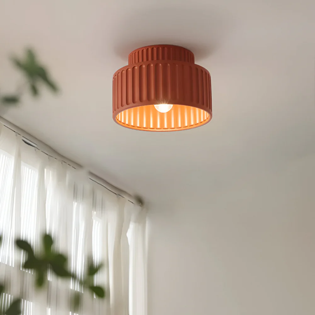Maliben | Modern Ribbed Ceiling Lamp