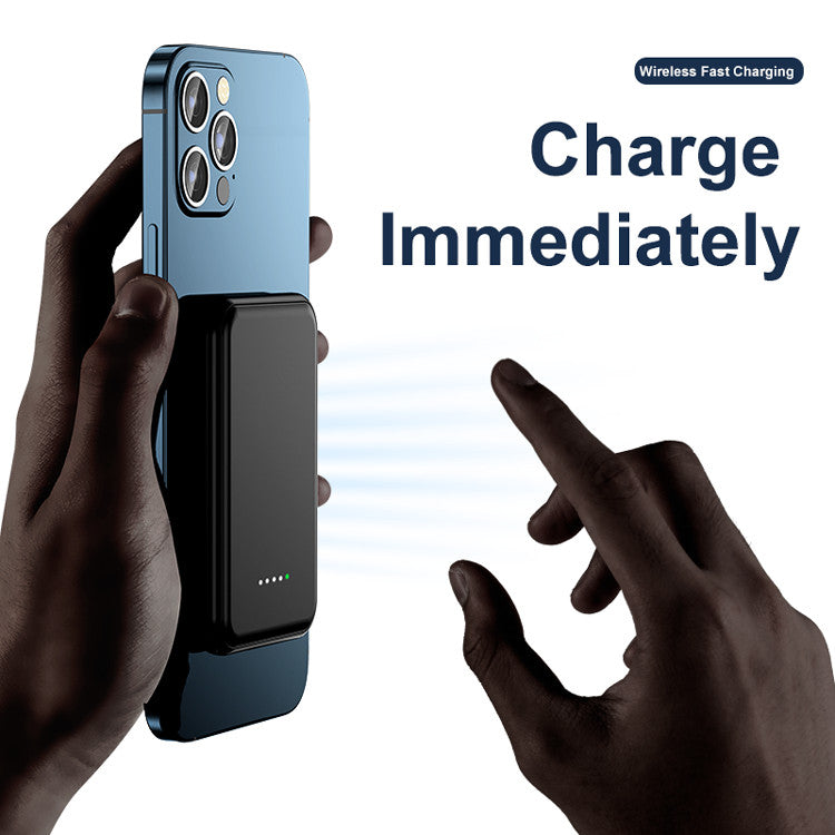 Maliben | Magnera Magnetic Power Bank 5000 Mah | Compatible With Iphones | Usb Output 5 V/2.1 A | Compact & Stylish