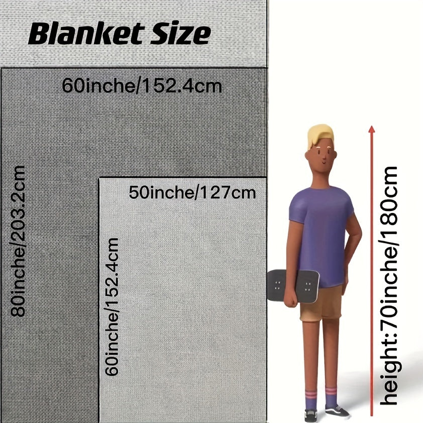 Maliben | Chic Sherpa Fleece Blanket For Optimal Comfort