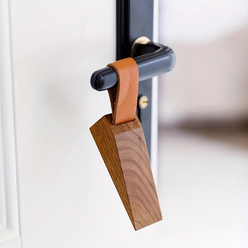 Maliben | Nordgrip Wooden Doorstop – Scandinavian Design With Non-Slip Base