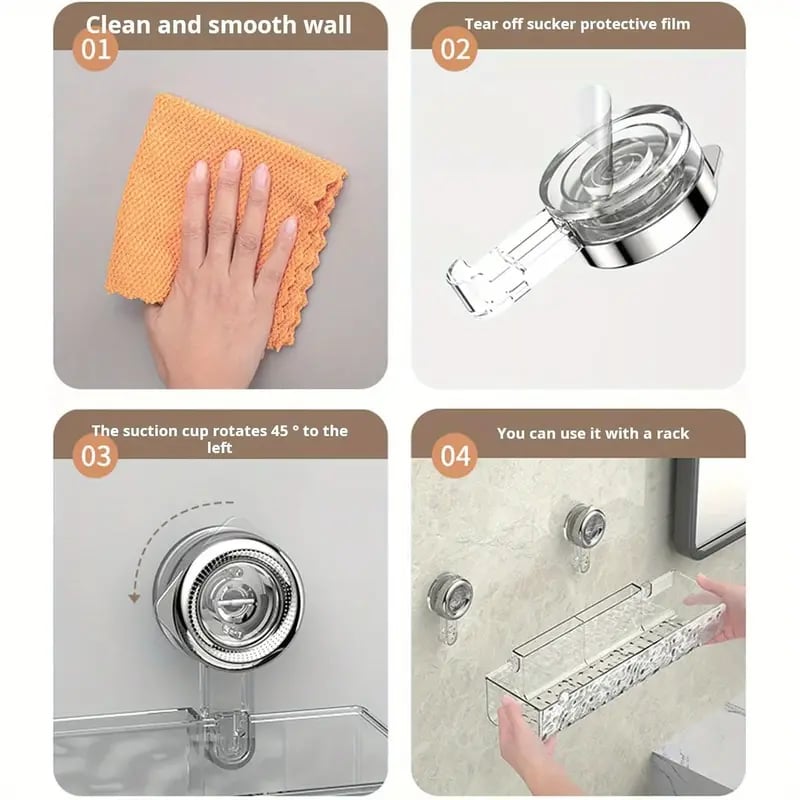 Maliben | 🔥Corrugated Suction Cup Storage Holder