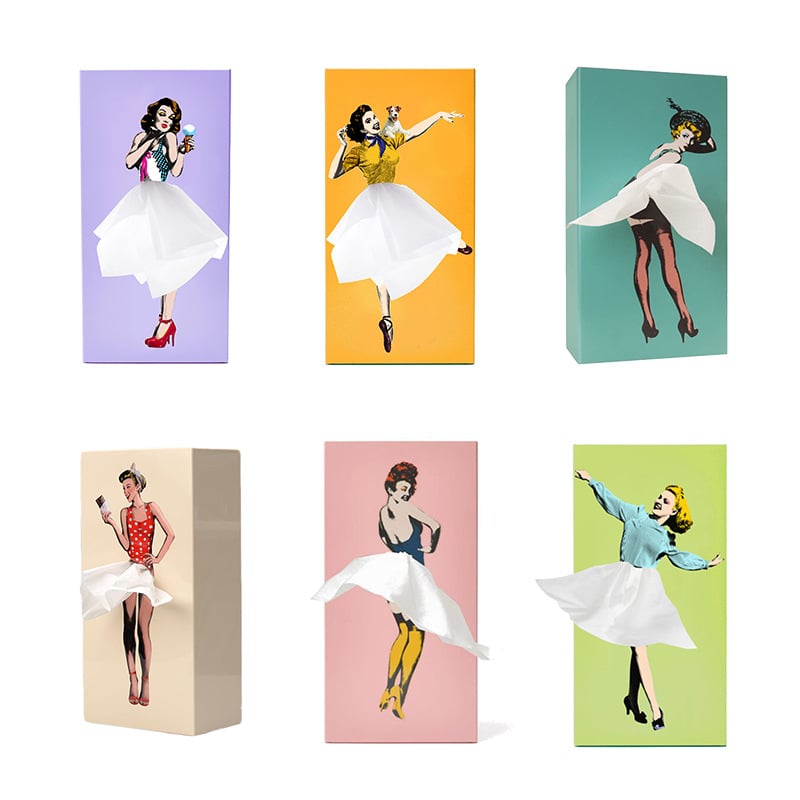 Maliben | Flying Skirt Tissuebox