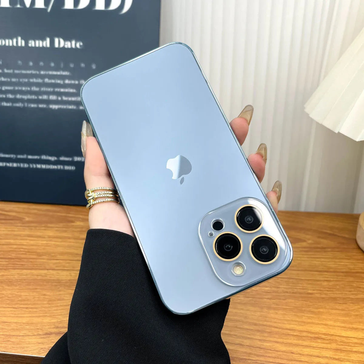 Maliben | Elico Lacquered Matte Acrylic Tempered Glass Iphone Protective Case