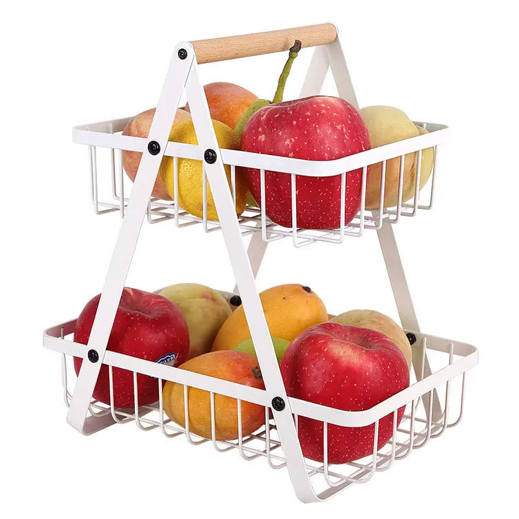 Maliben | 3-Tier Fruit Basket Stand – Space-Saving Kitchen Storage