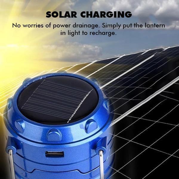 Maliben | 3-In-1 Led Solar Camping Lantern