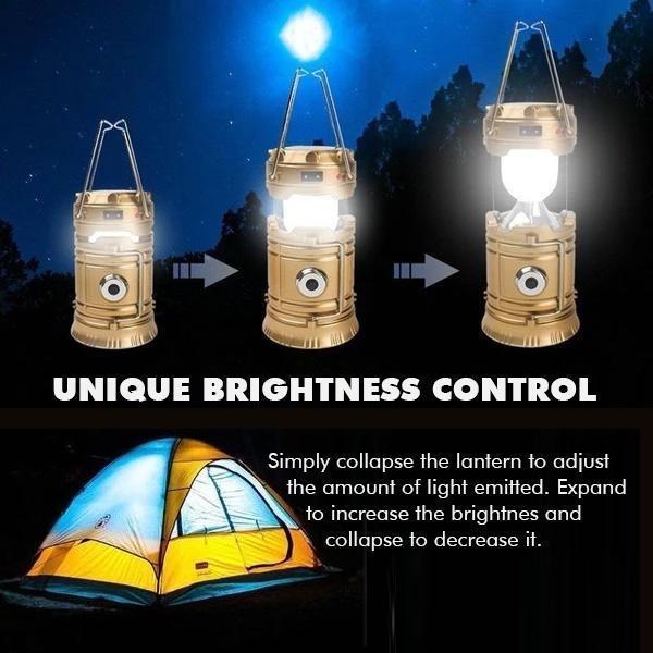 Maliben | 3-In-1 Led Solar Camping Lantern