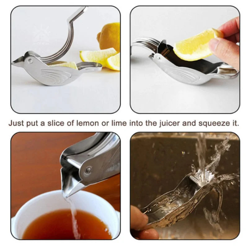 Maliben | 304 Stainless Steel Creative Bird Lemon Squeezers