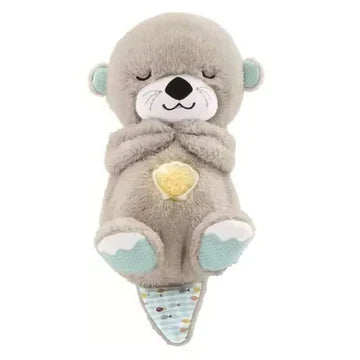 Maliben | Breathing Otter Musical Stuffed Baby Plush Toy – Perfect Newborn Sensory Comfort Gift