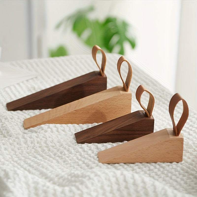 Maliben | Nordgrip Wooden Doorstop – Scandinavian Design With Non-Slip Base