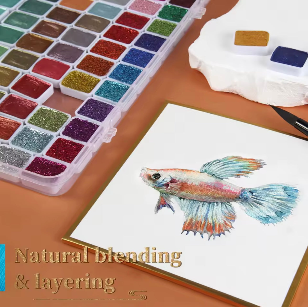 Maliben VibrantaX Art Pigment Set — Vivid Colors for Painting
