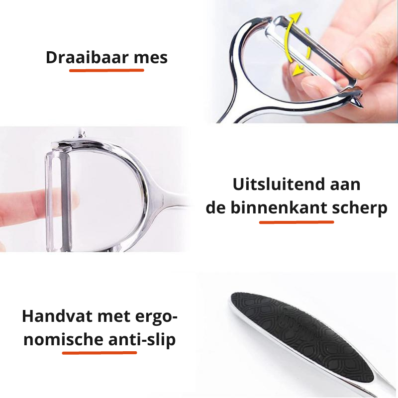 Maliben | SwiftPeel Stainless Steel Peeler | Effortlessly & Accurately peel Your Veggies!