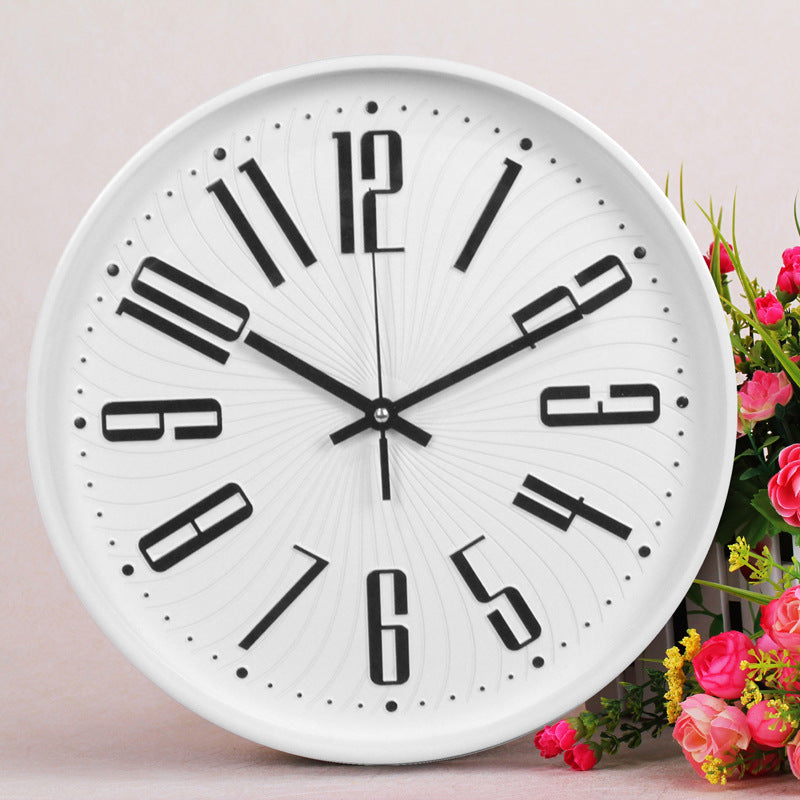 Maliben | Large Letter Classroom Silent Clock 30 cm Battery Operated