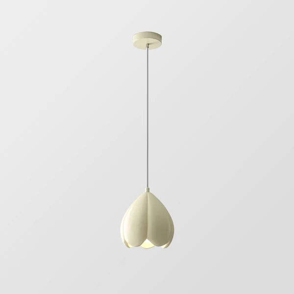 Maliben | Flowerglow Pendant - Elegant Cream-Colored Pendant For Warm Atmospheric Interiors