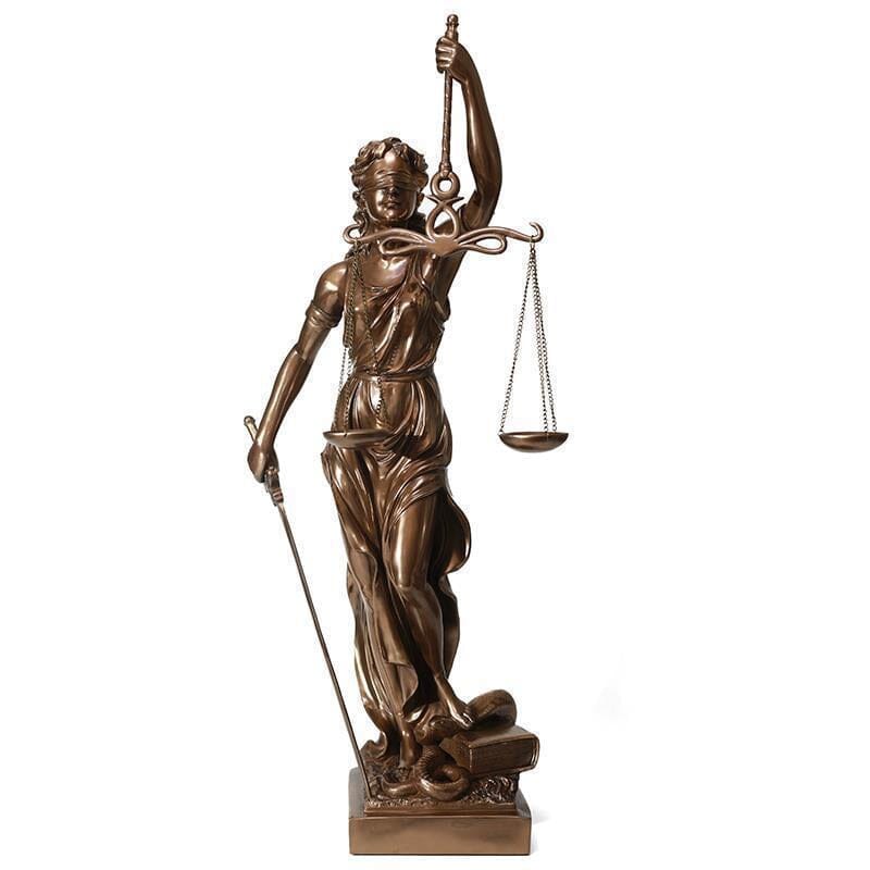 Maliben | Decorative Statue Of The Goddess Of Justice