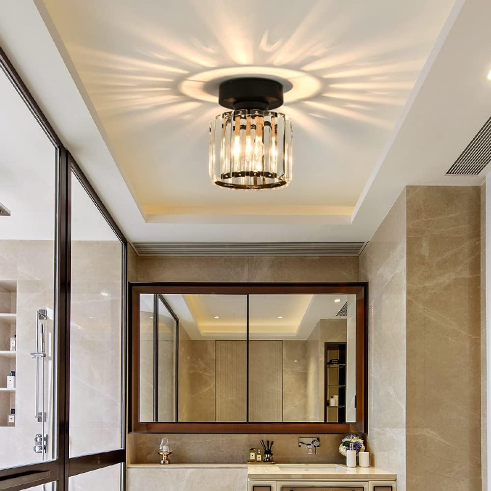 Maliben | Crystal Glass Ceiling Light For Modern Interiors