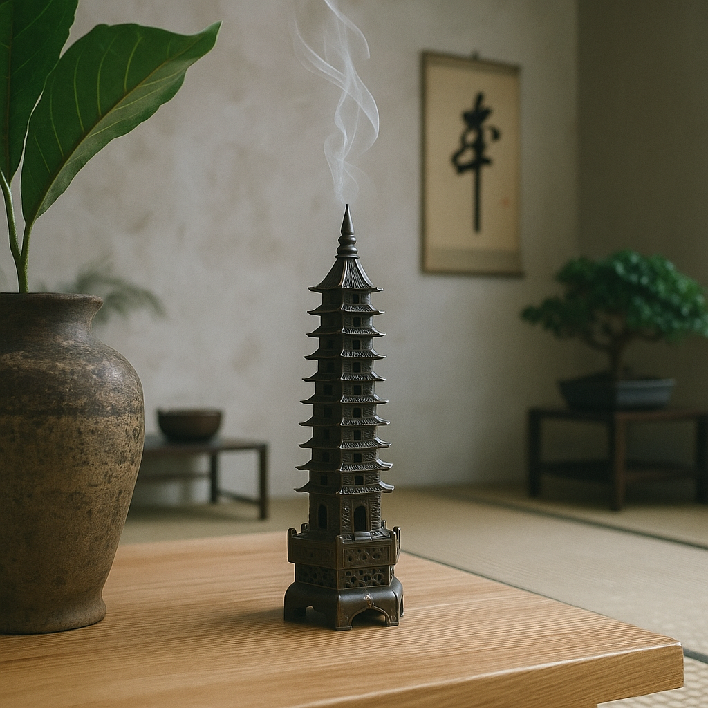 Maliben | Zen Tower-Style Smoke Waterfall Incense Burner