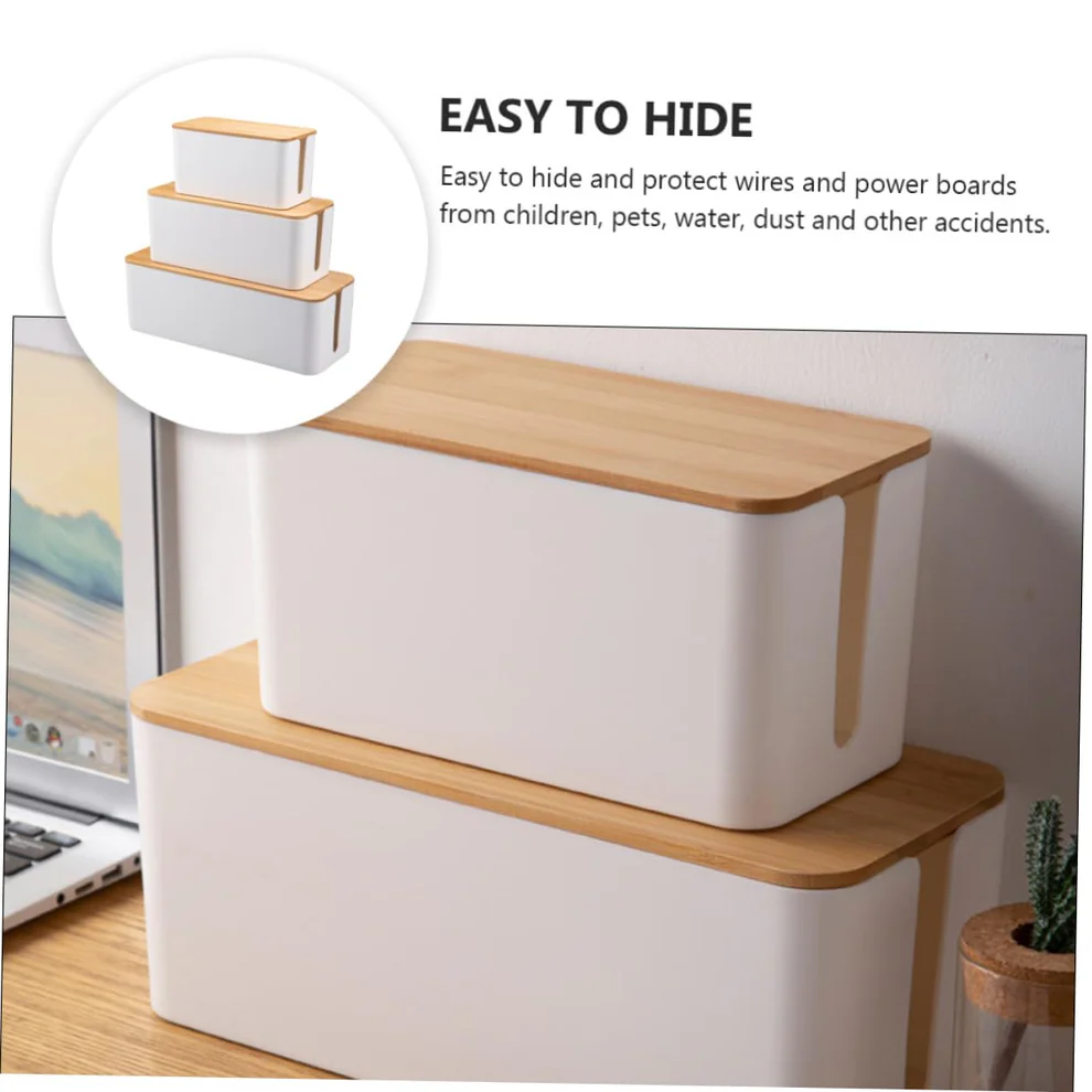 Maliben | Wire Organizer Box For Tidy Cable Management