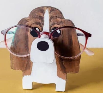 Maliben | Wooden Glasses Stand With Animals