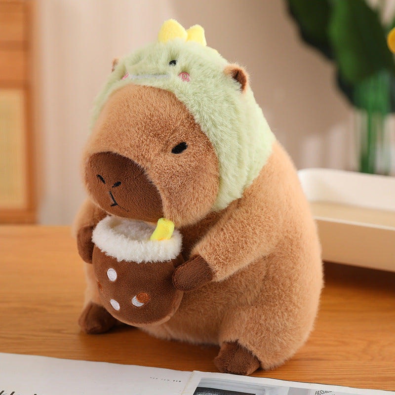 Maliben | Cuddlecapy Cuddle Doll Plush | Capybara & Rabbit Design | Soft Cuddle Toy In Various Styles & Sizes