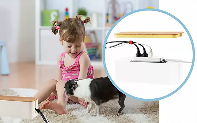 Maliben | Wire Organizer Box For Tidy Cable Management