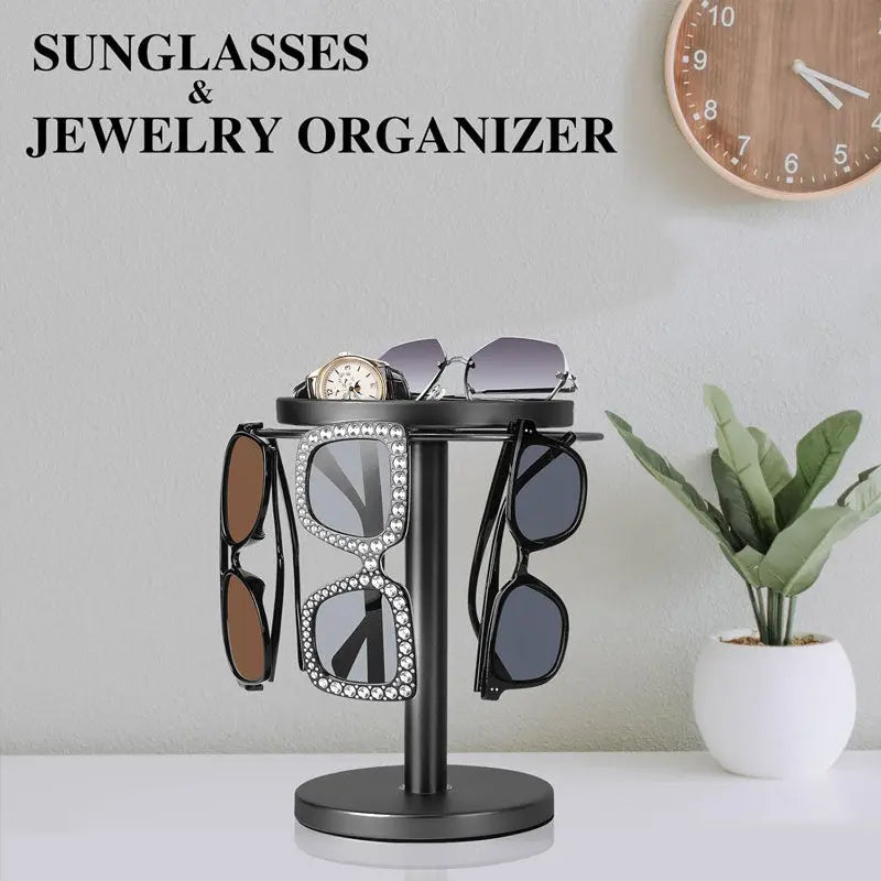 Maliben | 360° Redatable Glasses Stand – Stylish Organizer For Glasses & Accessories