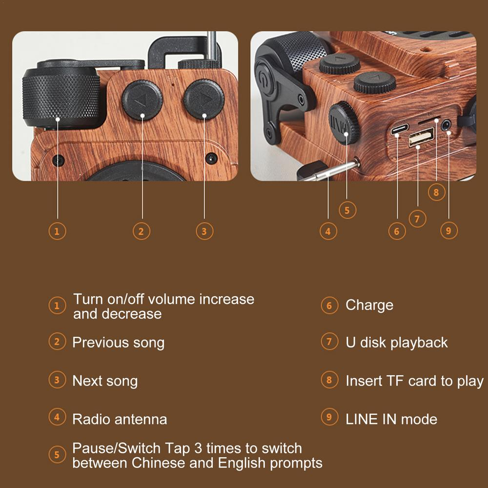 Maliben Dark Academy Bluetooth Speaker