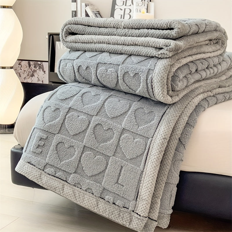 Maliben | Stylish Coral Fleece Blanket For Ultimate Comfort