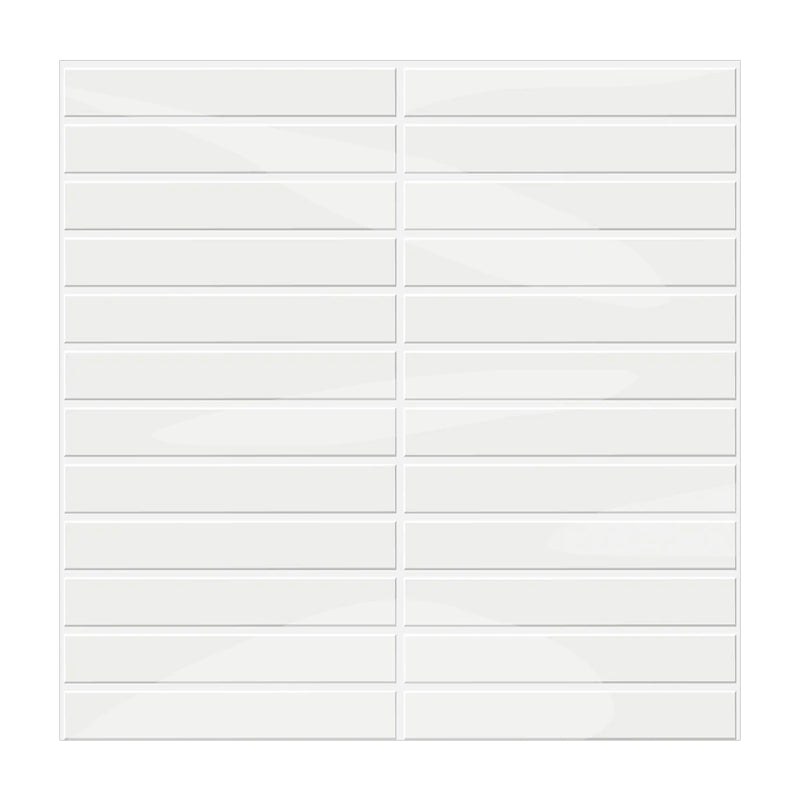 Maliben | Self-adhesive 3D DIY Kit Kat tiles in glossy white