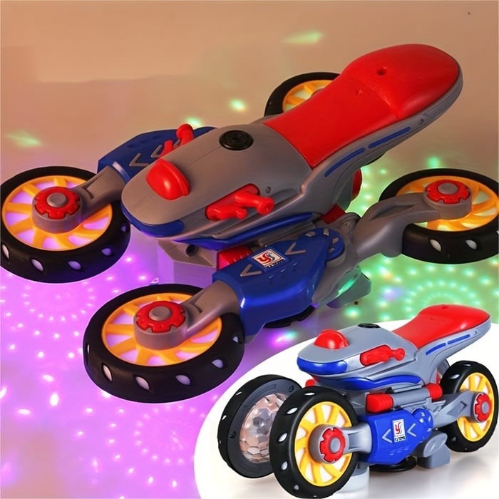Maliben | Motomorph | Magical Transformations - Electric Motorcycle With Led, Music, And 360° Rotation
