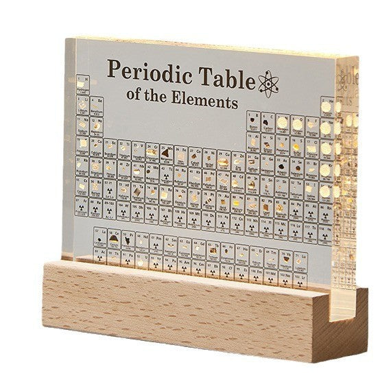 Periodic Table Of Chemical Elements Desktop Decoration