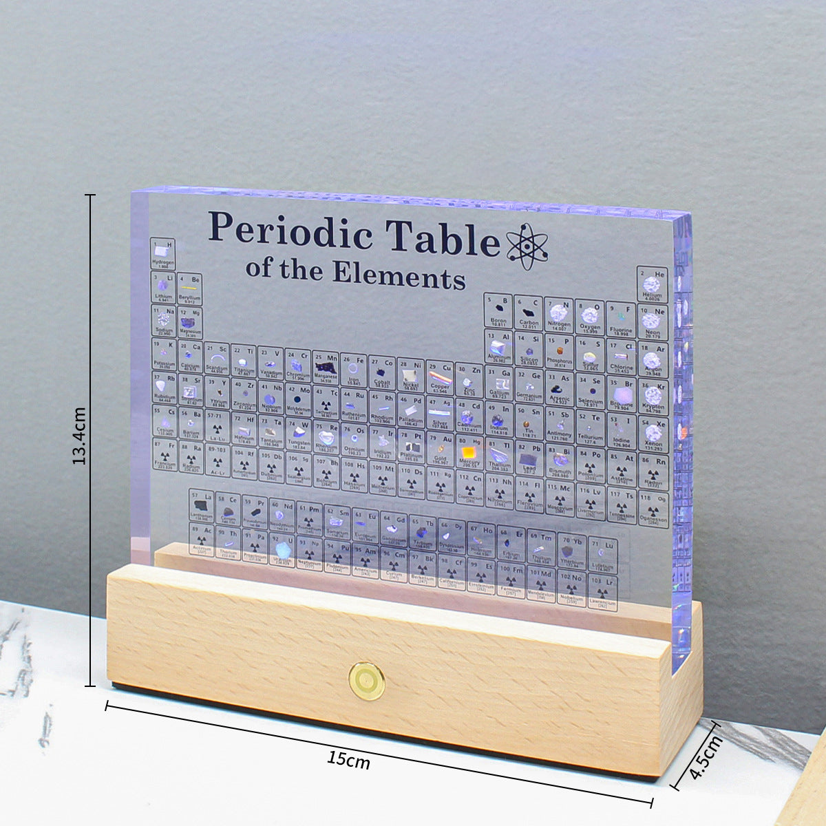 Periodic Table Of Chemical Elements Desktop Decoration