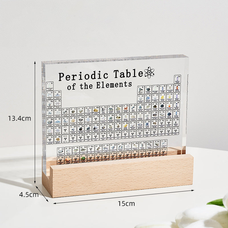 Periodic Table Of Chemical Elements Desktop Decoration