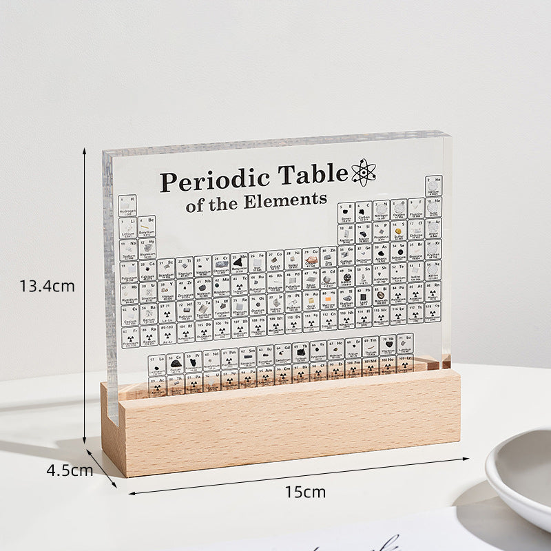 Periodic Table Of Chemical Elements Desktop Decoration