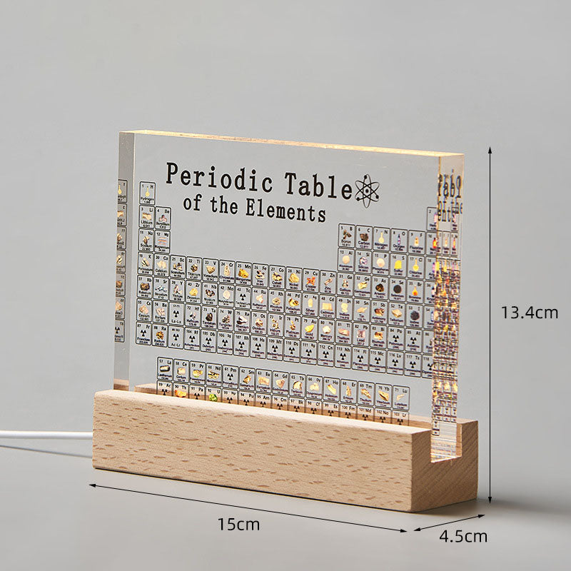Periodic Table Of Chemical Elements Desktop Decoration