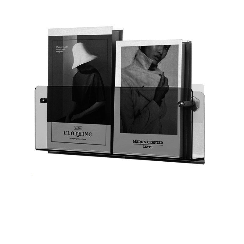 Acrylic Transparent Display Rack Wall-Hanging Bookshelf Wall Storage Shelf