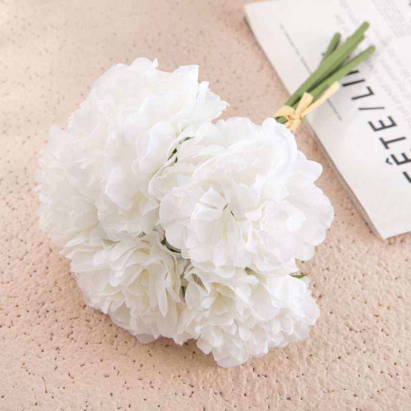 Simulation Of Peony Flower Bouquet Simulation Flower Home Decoration Crafts