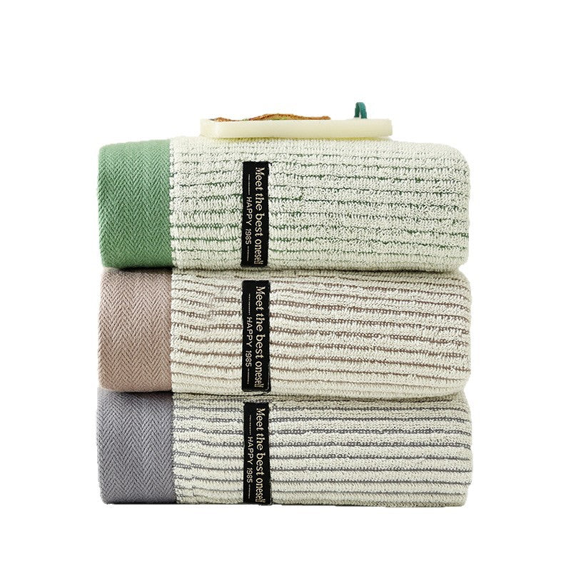 Class A Yarn-Dyed Cotton Towel Household Face Wash Cotton Face Towel