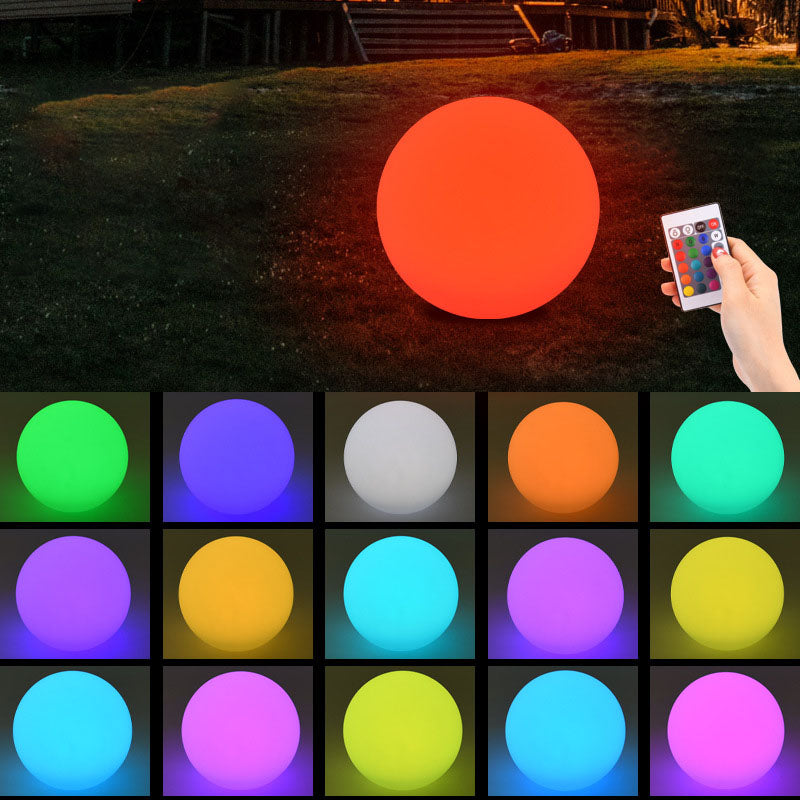 Led Luminous Ball Lamp Creative Lawn Decoration Colorful Outdoor Landscape Pe Ball Lamp Ball Led Decorative Lamp