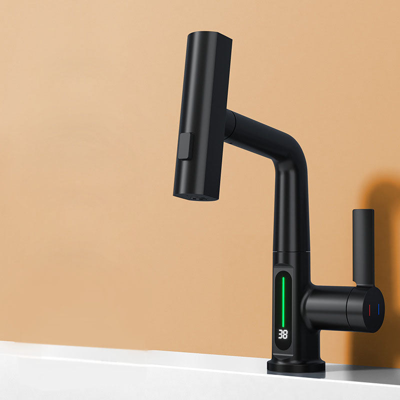 Universal All-Copper Washbasin Faucet Hot And Cold