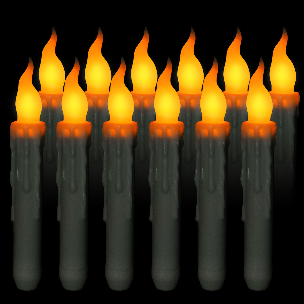 Magic Wand Led Electronic Candle Light Halloween Christmas Decoration Tears Candle Long Rod Rod Wax