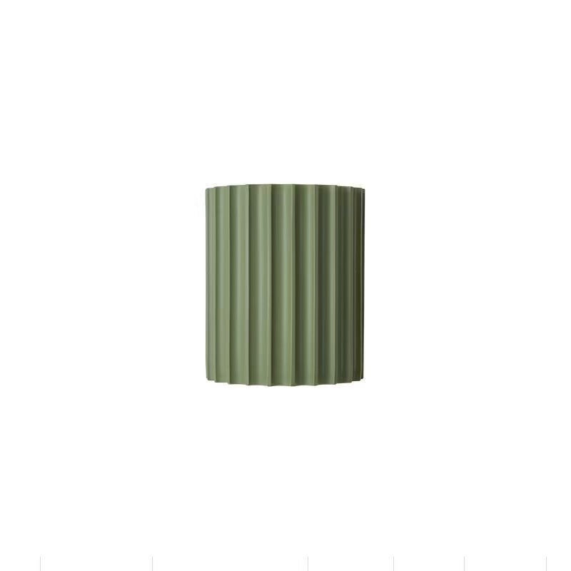 Quiet Wind Aisle Lights Led Macaron Wall Entrance Bedside Lights Corridor Lights Resin Roman Column Wall Lights